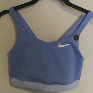 Nike sport bra periwinkle blue size XL